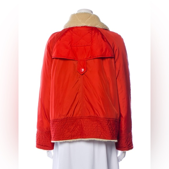 Mark Jacobs faux fur nylon retro style aviator jacket - Picture 3 of 5